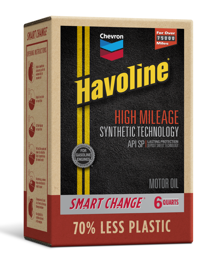 Havoline® High Mileage   Synthetic Technology Motor Oil 