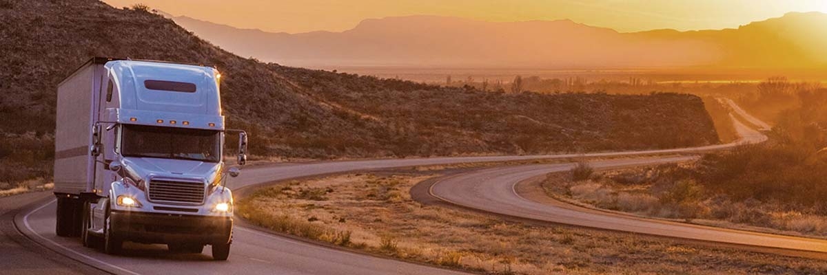 Truck on Highway