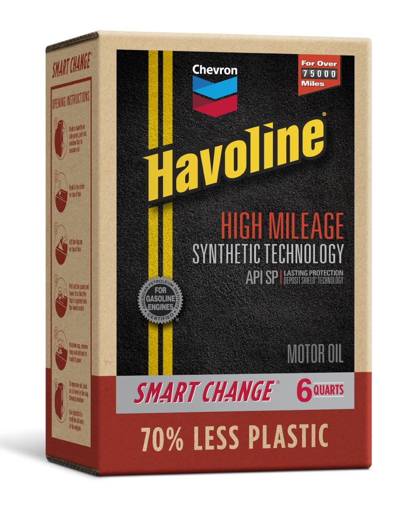 Havoline® High Mileage   Synthetic Technology Motor Oil 